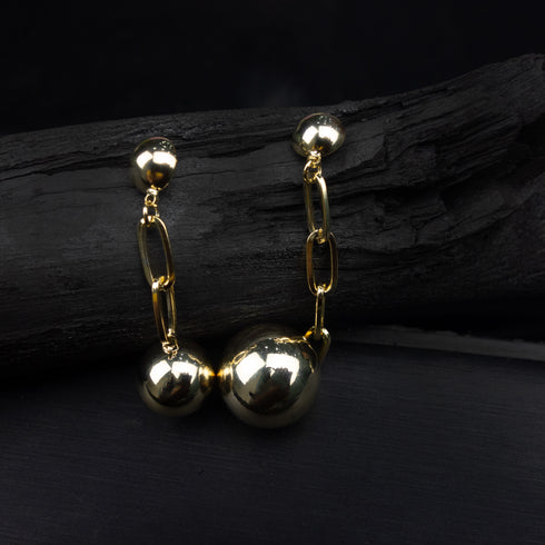 Golden Cascade Earrings - D39-1